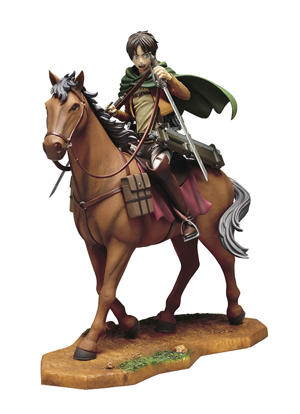Eren Yeager (Equestrian Figure), Shingeki No Kyojin, Banpresto, Pre-Painted